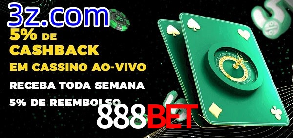 Promoções do cassino ao Vivo 888BET
